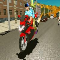 Game Highway Bike Traffic Moto Racer 2020