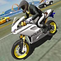 Game Police Motorbike Traffic Rider