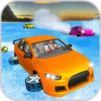 Game Water Surfer Car Floating Beach Drive Game
